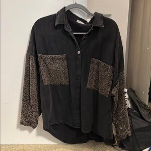 12th Tribe Charcoal Button-Up Shirt